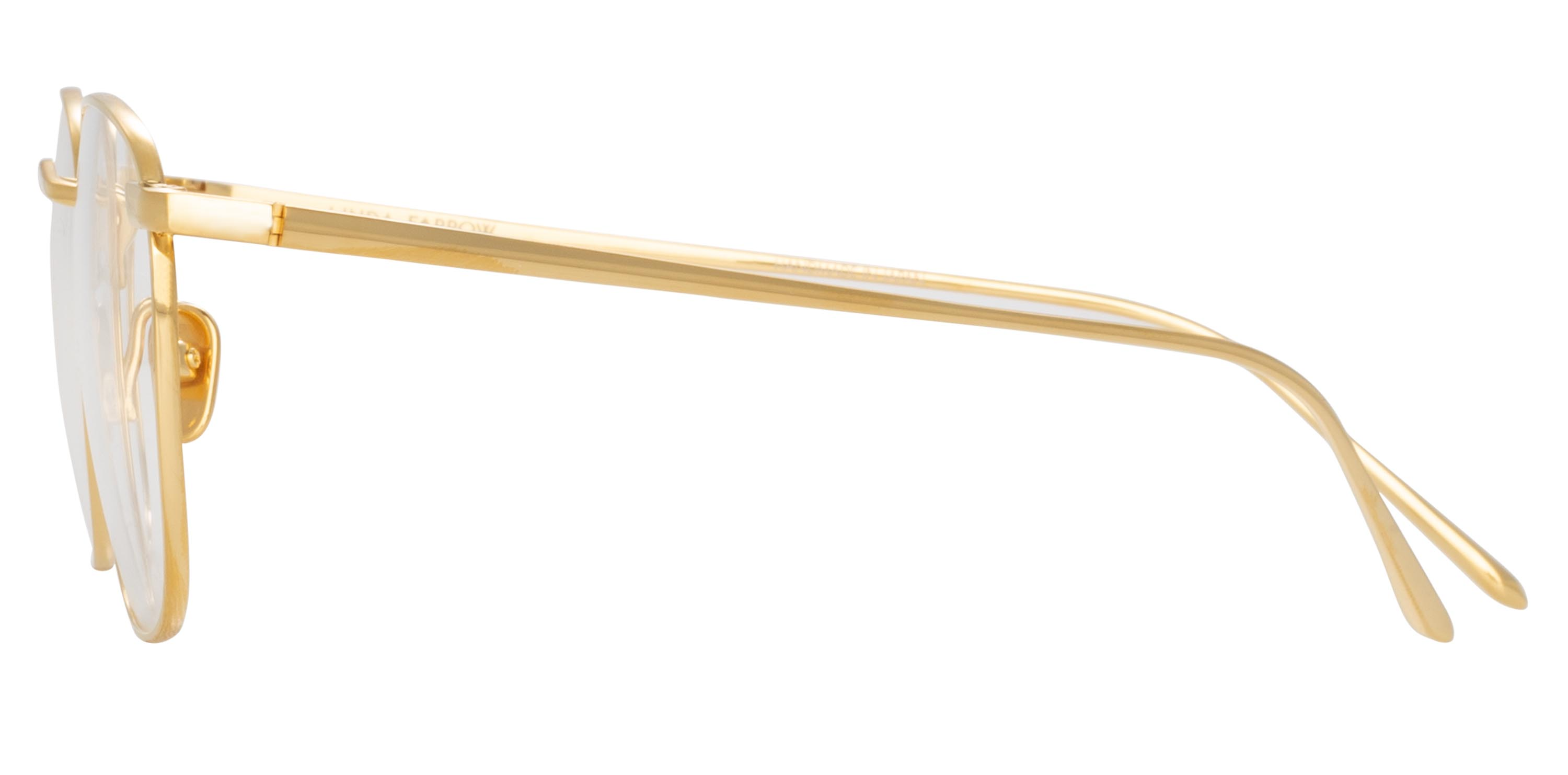 Color_LFLC479C6OPT - Simon Square Eyeglasses in Yellow Gold and Clear