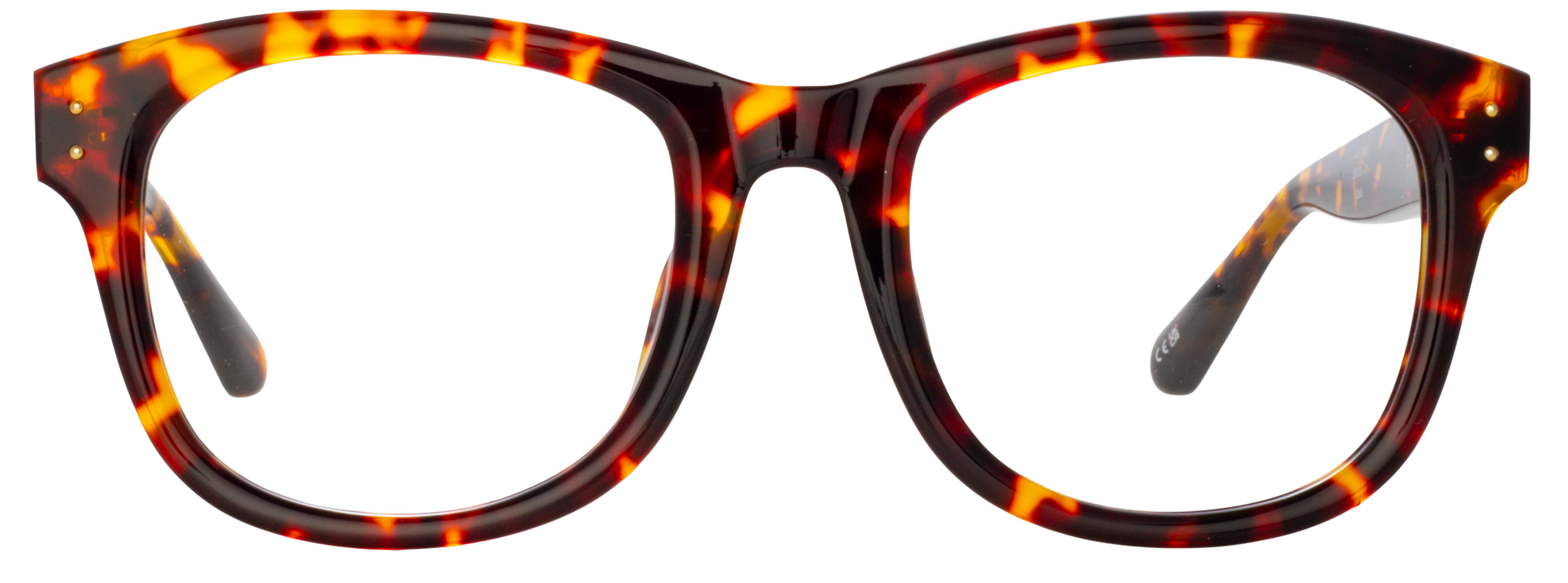 Color_LFL1385C2OPT - Edson D-Frame Eyeglasses in Tortoise Shell and Clear