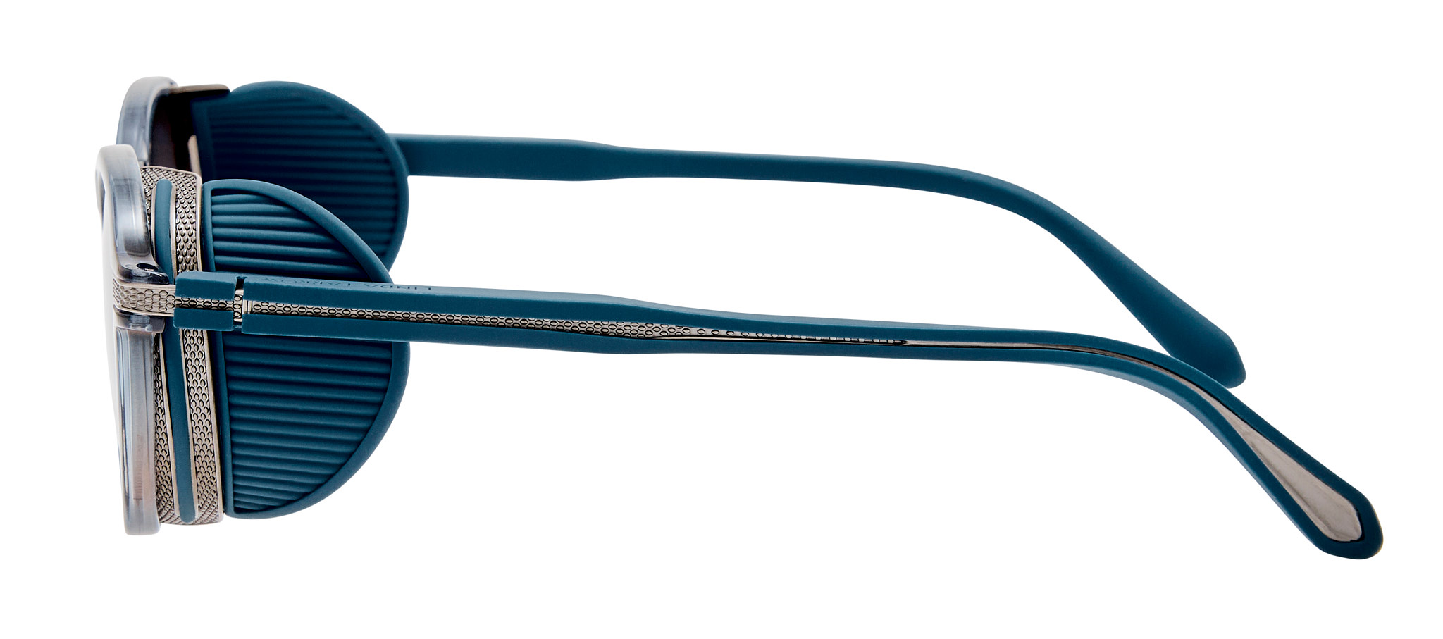 Color_LFL1724C2SUN - Orion Oval Sunglasses Antique White Gold and Grey Grad
