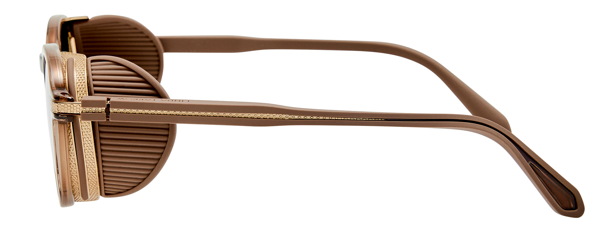 Color_LFL1724C3SUN - Orion Oval Sunglasses Brown and Deep Green