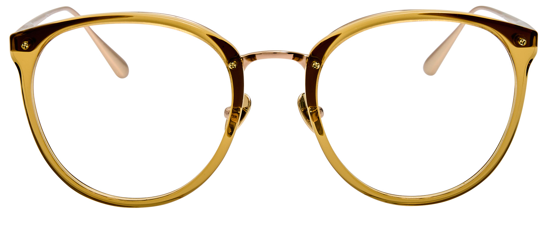 Color_LFL251C104OPT - Calthorpe Oval Optical Frame in Khaki / Light Gold