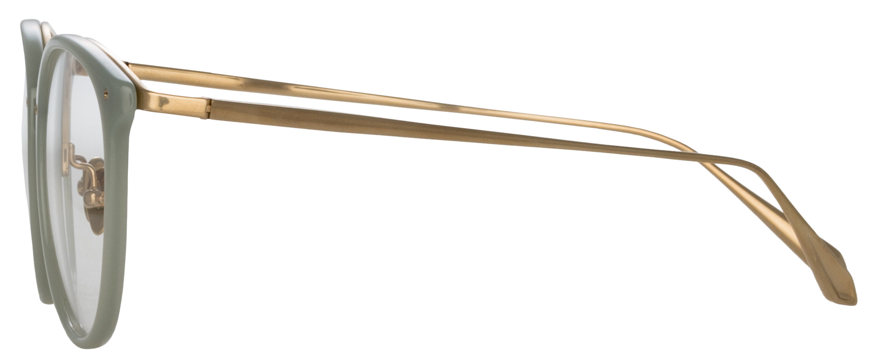 Color_LFL251C91OPT - Calthorpe Oval Optical Frame in Steel / Light Gold