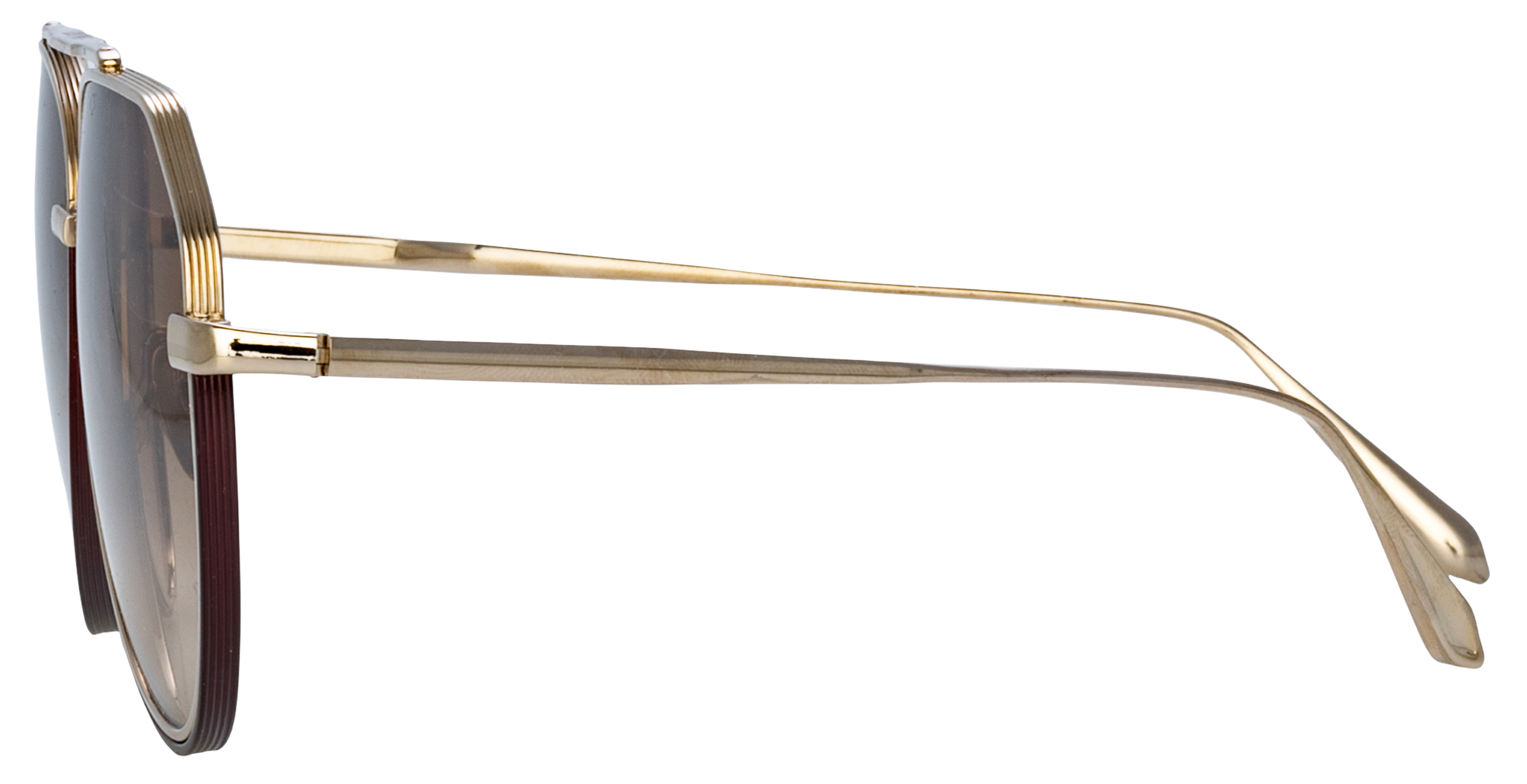 Color_LFL1472C2SUN - Bayer Aviator Sunglasses in Light Gold and Mocha