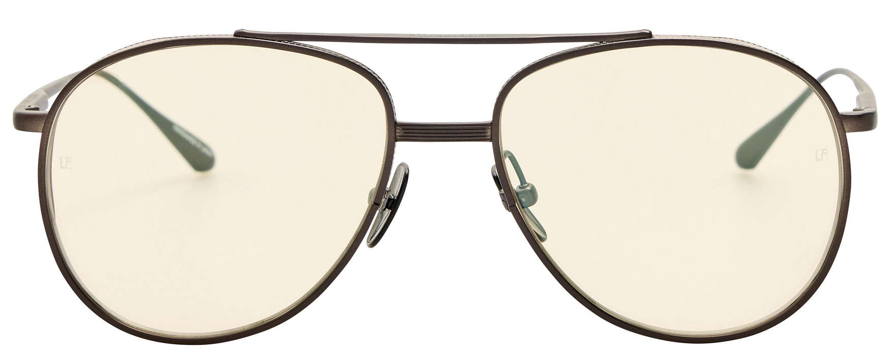 Color_LFL1547C10SUN - Meret Aviator Sunglasses in Yellow Gold and Yellow Photocrome
