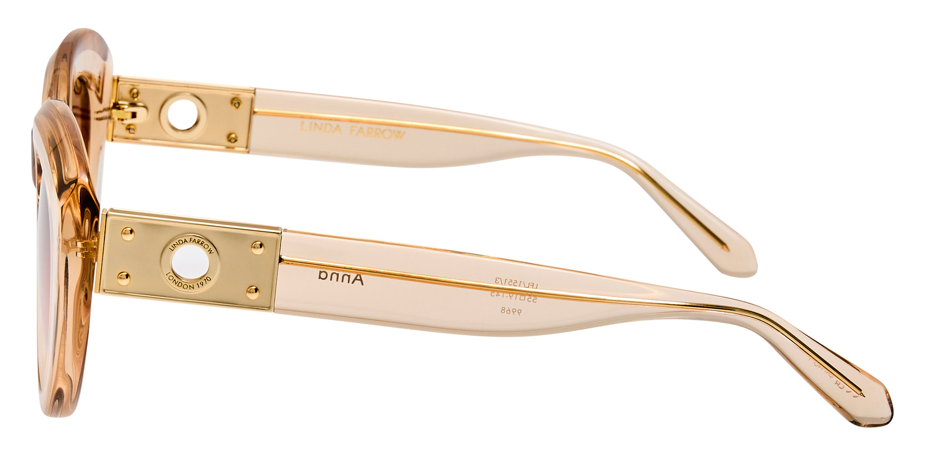 Color_LFL1551C3SUN - Anna Cat Eye Sunglasses in Nude and Ash Grad LIMITED EDITION