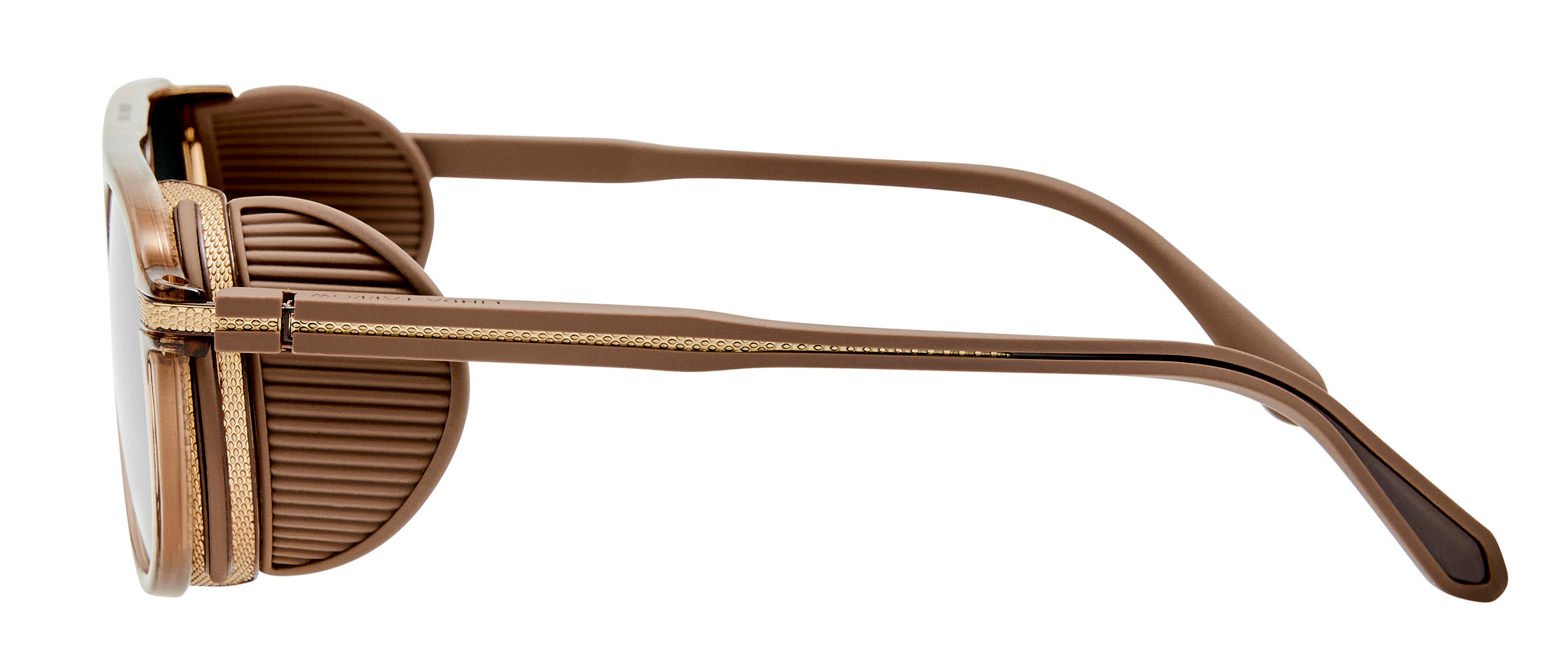 Color_LFL1722C3SUN - Sutton Aviator Sunglasses Brown and Deep Green