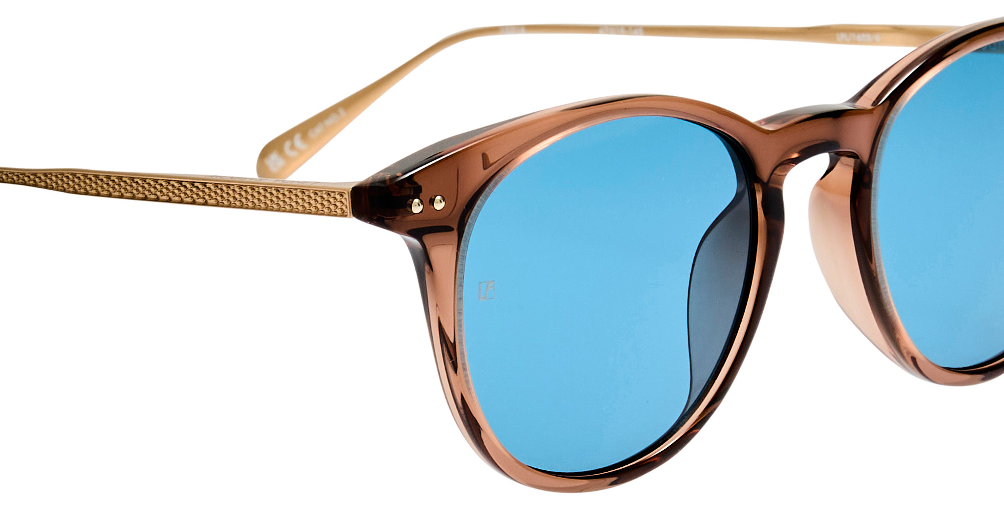 Color_LFL1603C6SUN - Jamie D-Frame Sunglasses in Brown and Aqua