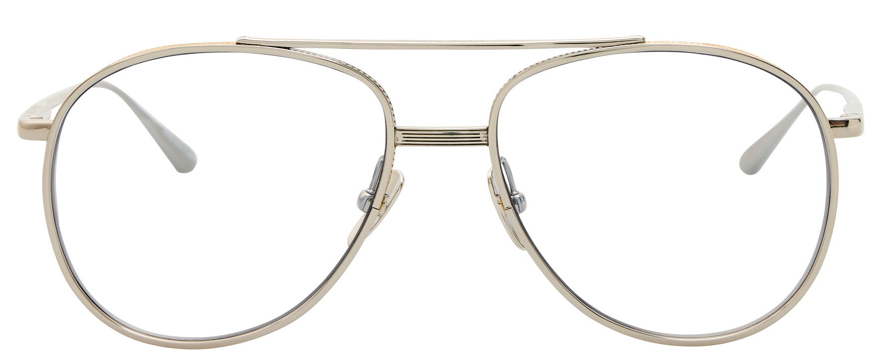 Color_LFL1547C6SUN - Meret Aviator Sunglasses in Yellow Gold and Grey Photocrome