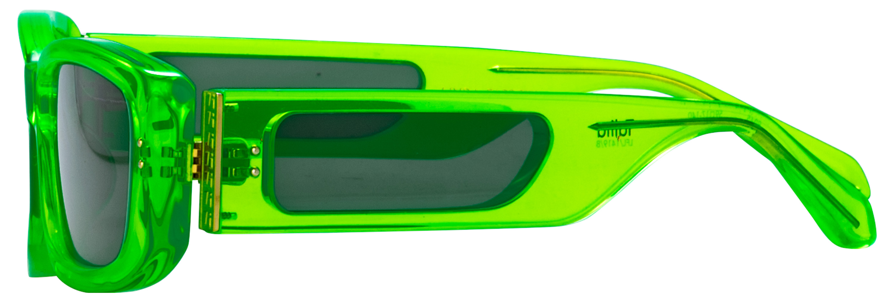 Color_LFL1419C8SUN - Talita Rectangular Sunglasses in Green Neon