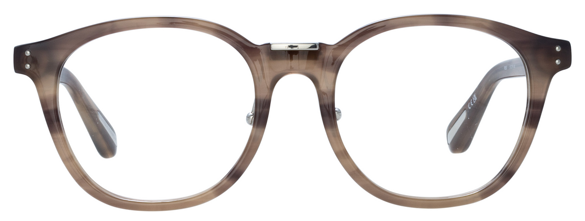 Color_LFL1480C3OPT - Powell D-Frame Eyeglasses in Grey Horn and Clear