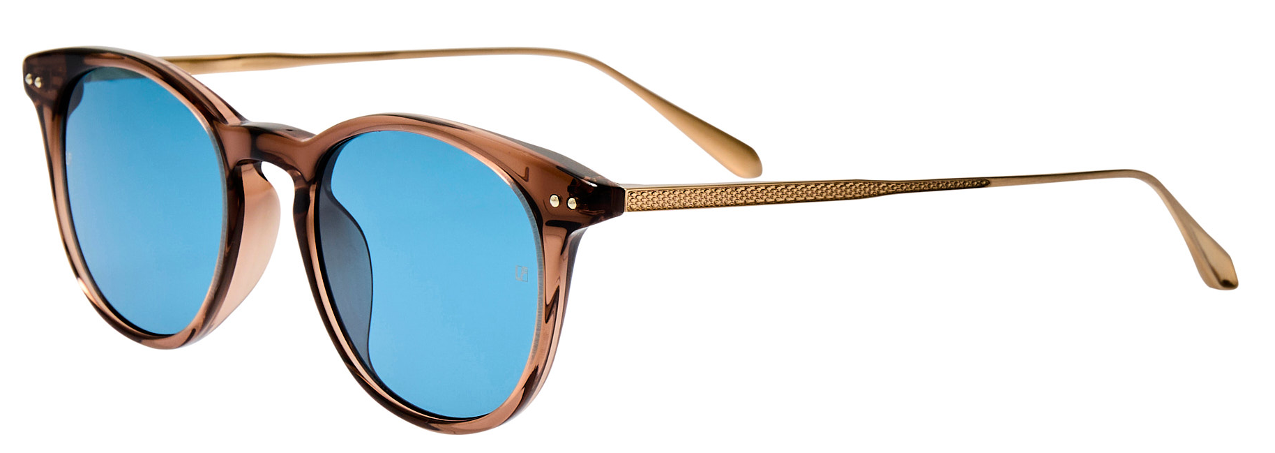 Color_LFL1603C6SUN - Jamie D-Frame Sunglasses in Brown and Aqua