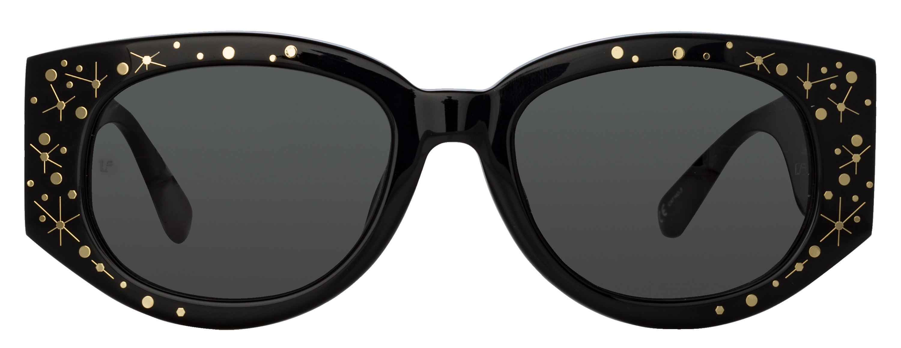 Color_LFL1059C12SUN - Debbie D-Frame Sunglasses in Black and Grey