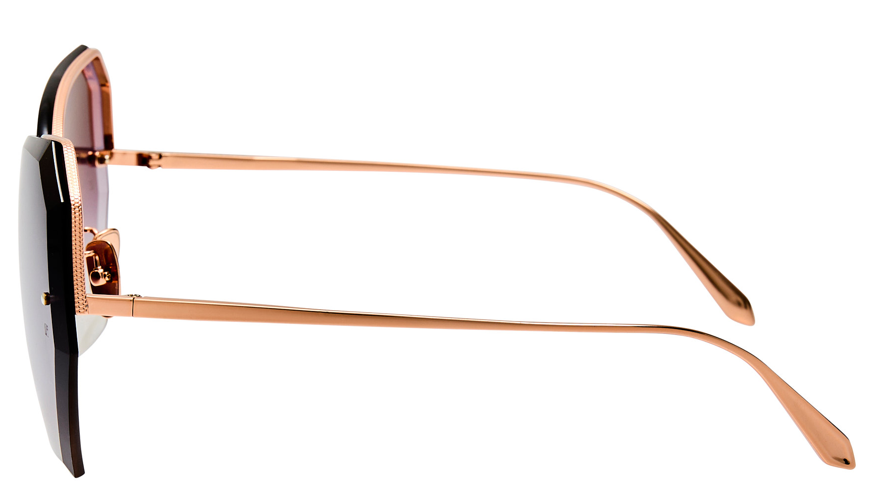 LFL1546C3SUN - Lila Oversized Sunglasses in Rose Gold and Grey Grad LIMITED EDITION