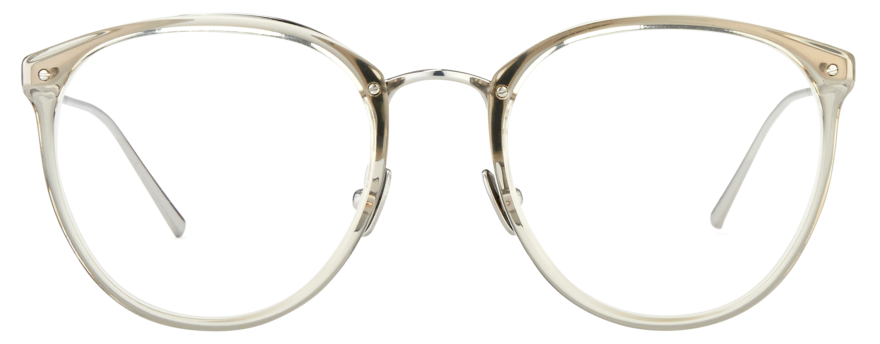 Color_LFL251C31OPT - Calthorpe Oval Optical Frame Truffle / White Gold
