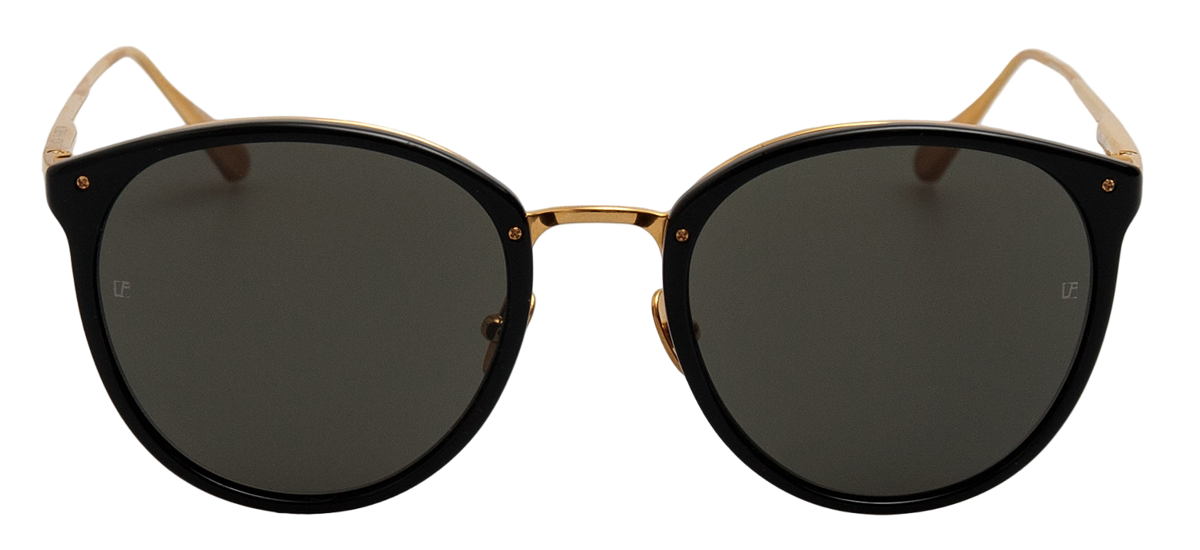 Color_LFLC251C86SUN - Calthorpe Oval Sunglasses in Black and Grey