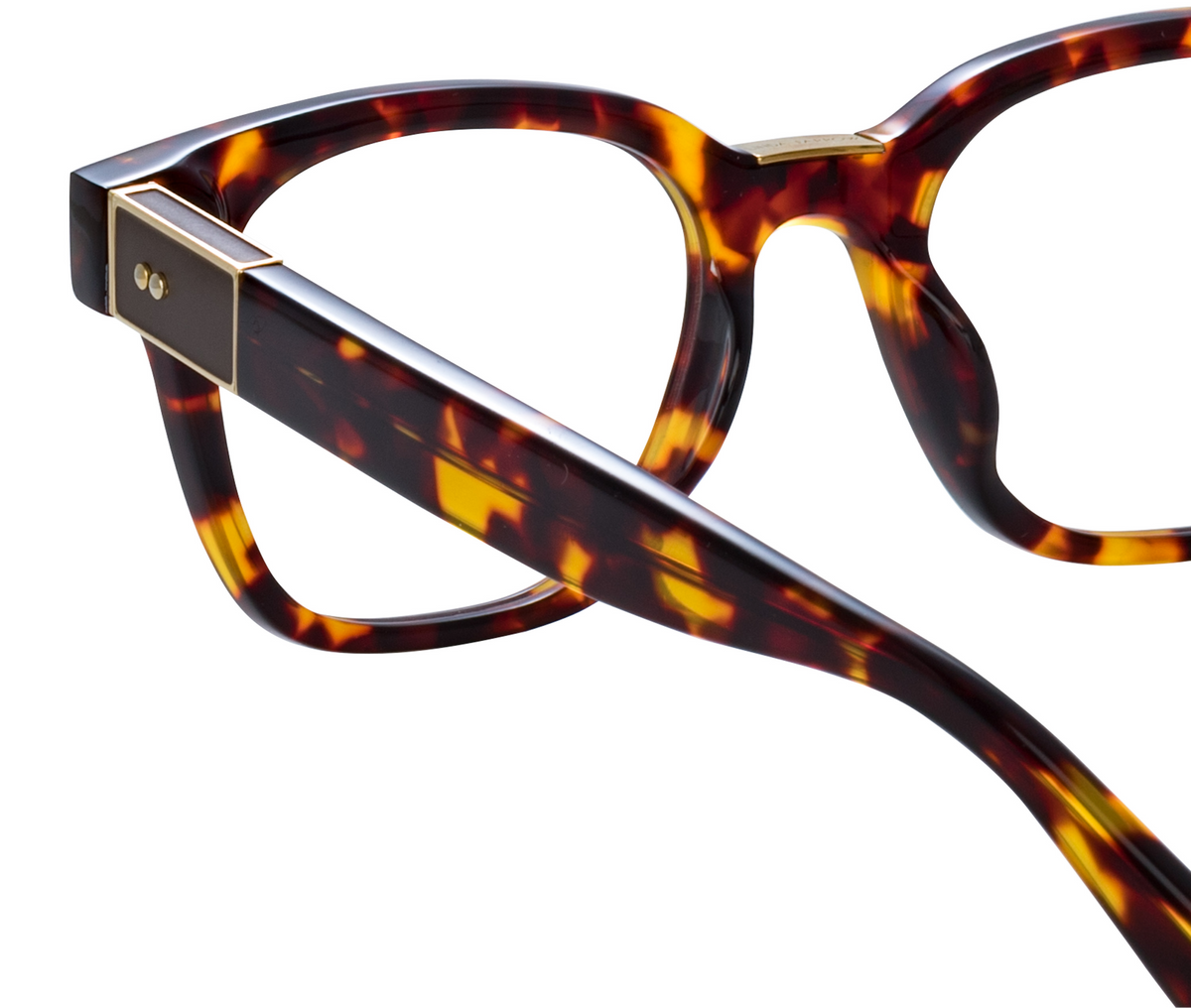 Color_LFL1481C2OPT - Sanchez D-Frame Eyeglasses in Tortoise Shell and Clear