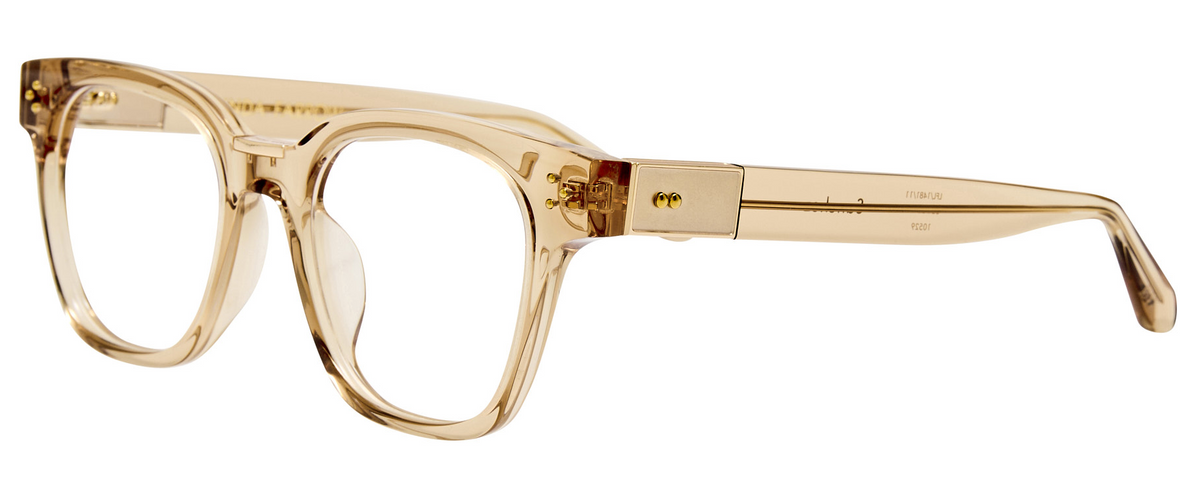Color_LFL1481C11OPT - Sanchez D-Frame Eyeglasses in Honey and Clear