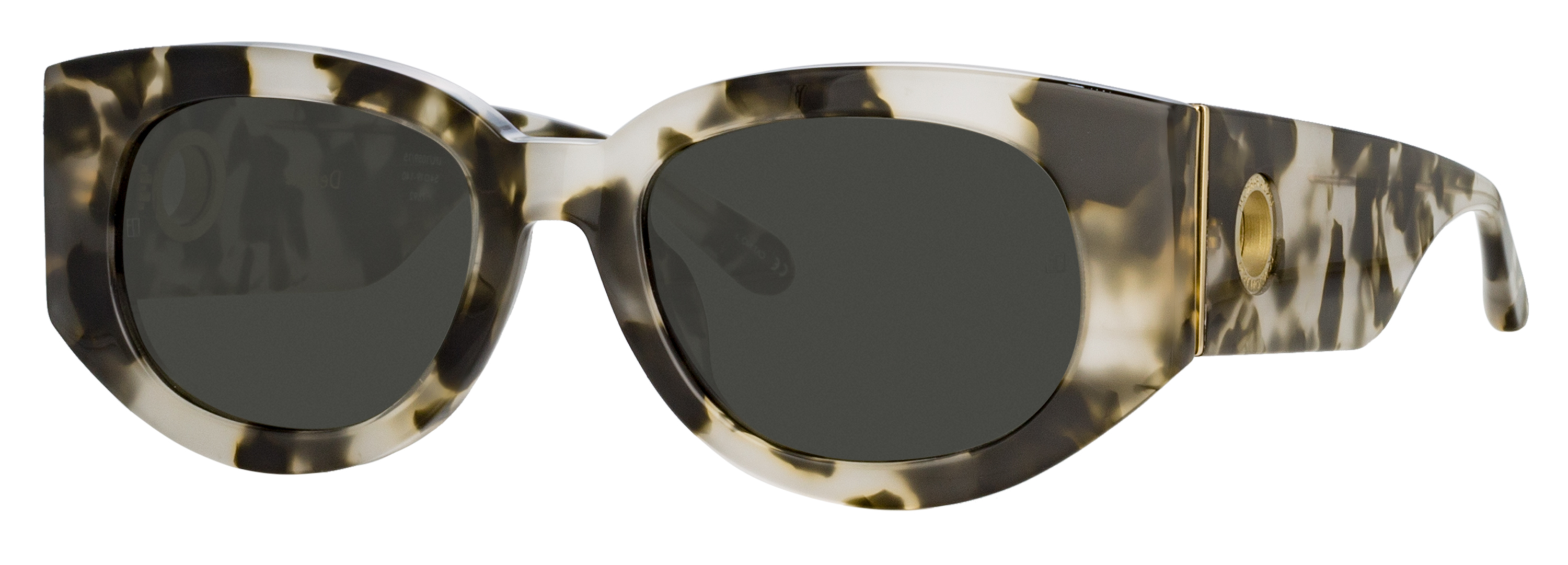 Color_LFL1059C15SUN - Debbie D-Frame Sunglasses in Kelp T-Shell and Grey