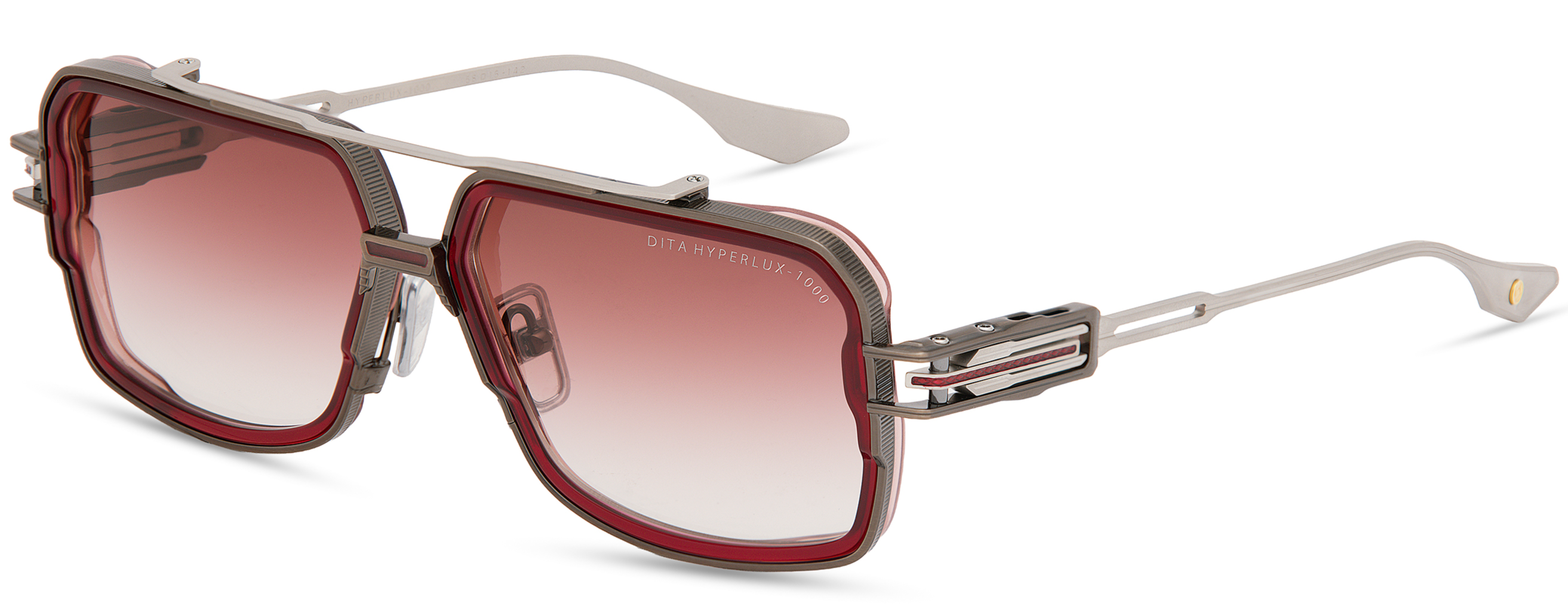 Color_DTS470-A-03 - RUBY - MATTE SILVER / BURGUNDY GRADIENT