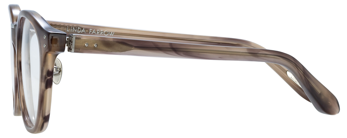 Color_LFL1480C3OPT - Powell D-Frame Eyeglasses in Grey Horn and Clear