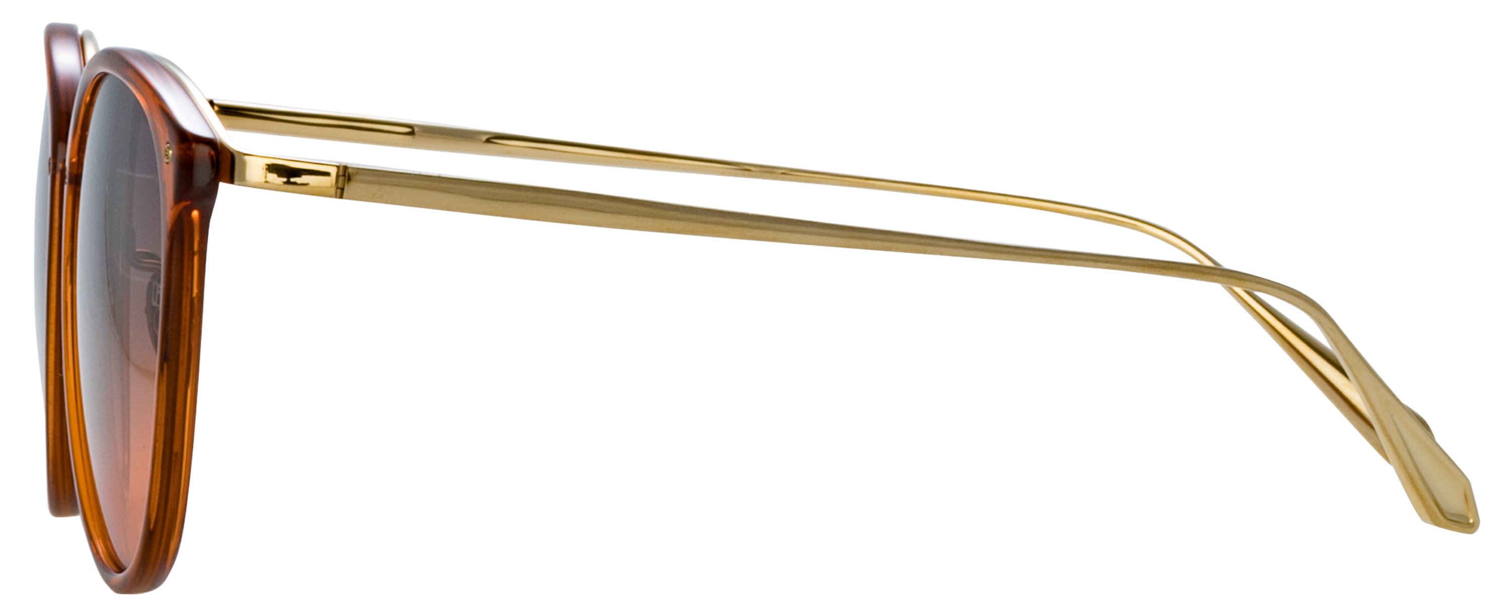 Color_LFL251C93SUN - Calthorpe Oval Sunglasses in Orange and Dusk Grad