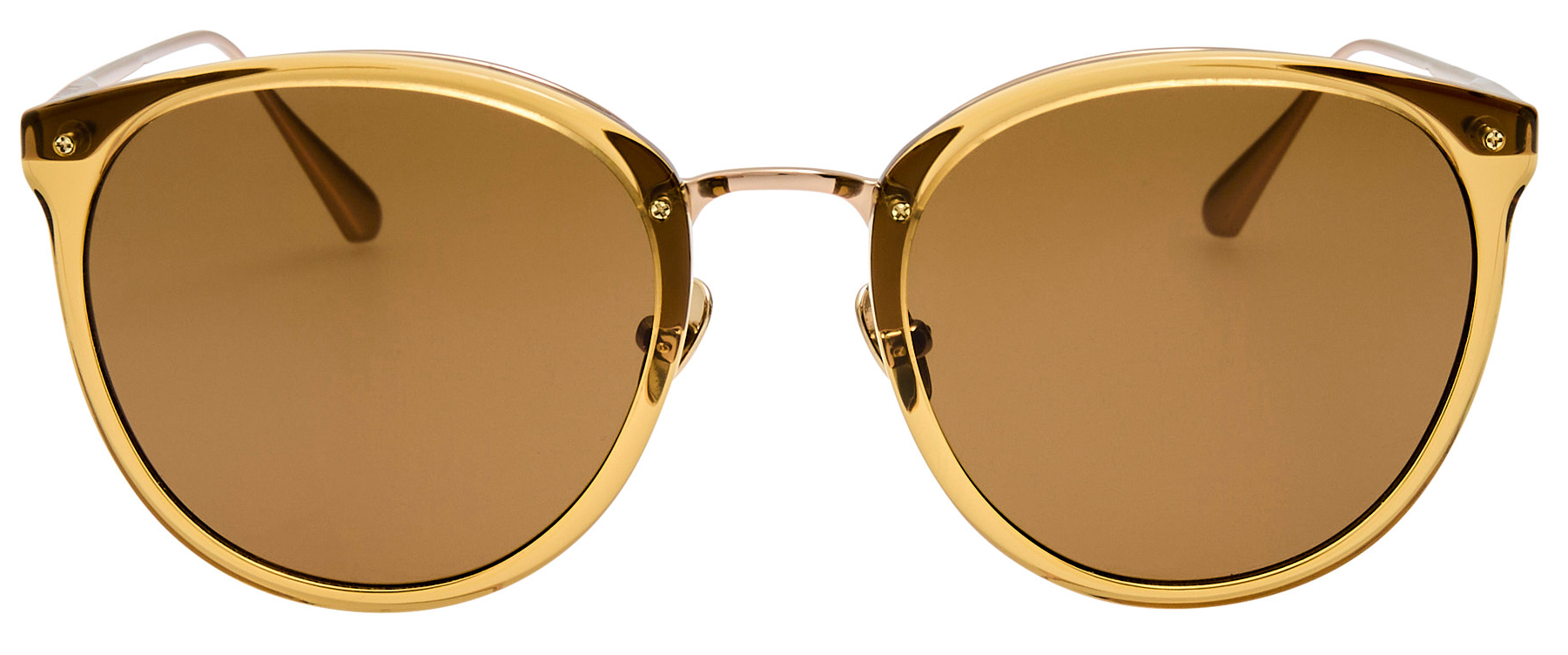 Color_LFL251C103SUN - Calthorpe Oval Sunglasses in Khaki and Khaki