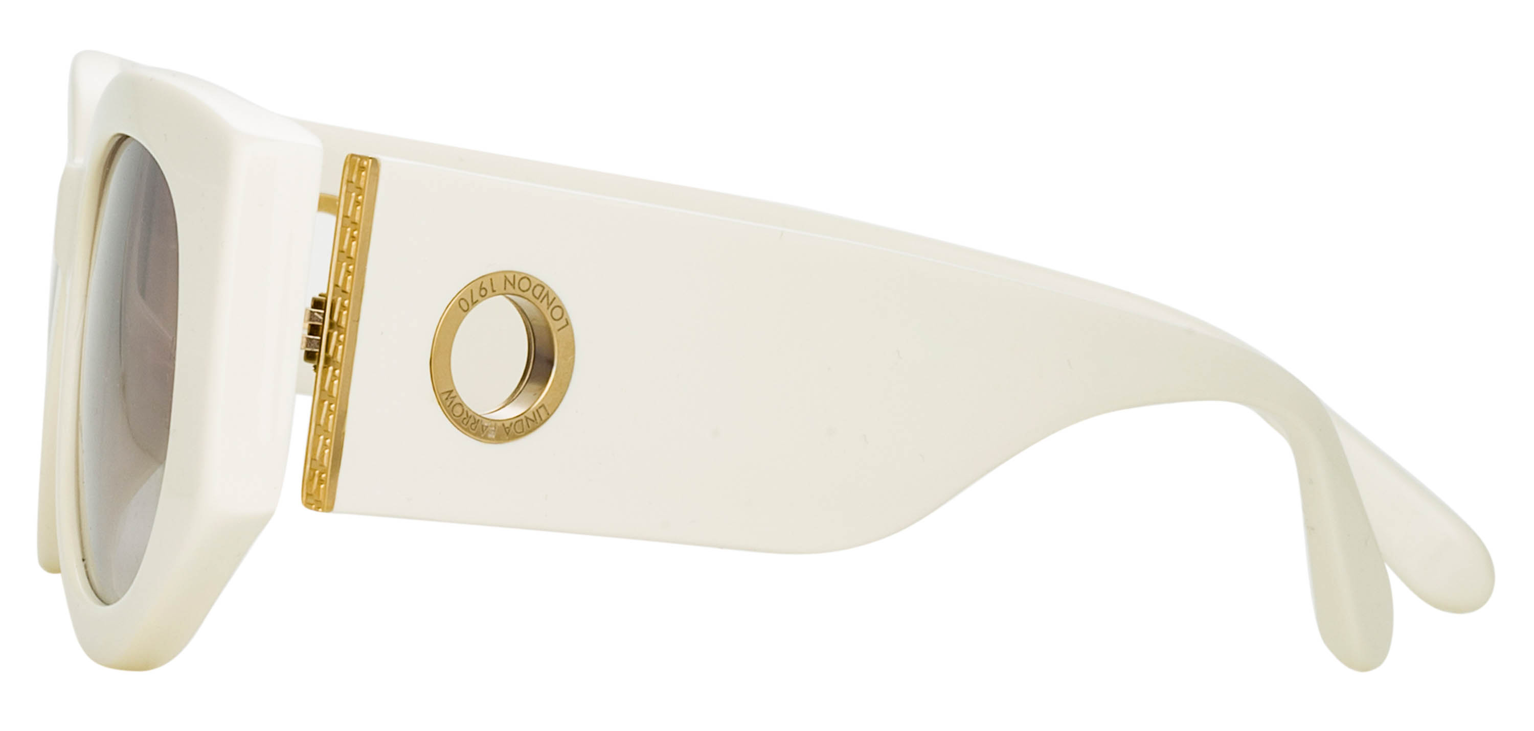 Color_LFL1059C3SUN - Debbie D-Frame Sunglasses in White and Grey Grad