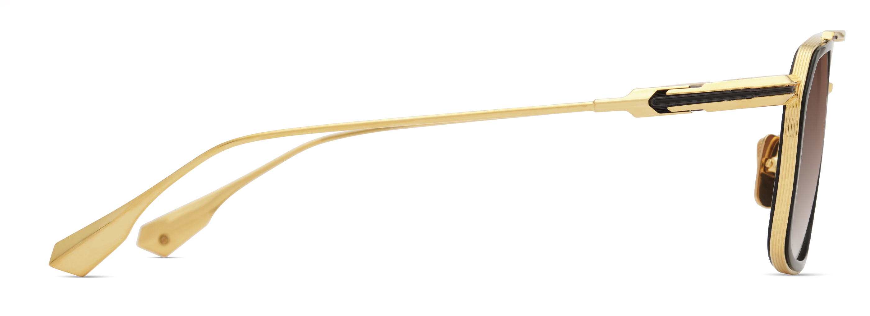 Color_DTS484-A-01 - Yellow Gold - Black - Black Iron / Brown To Clear Gradient