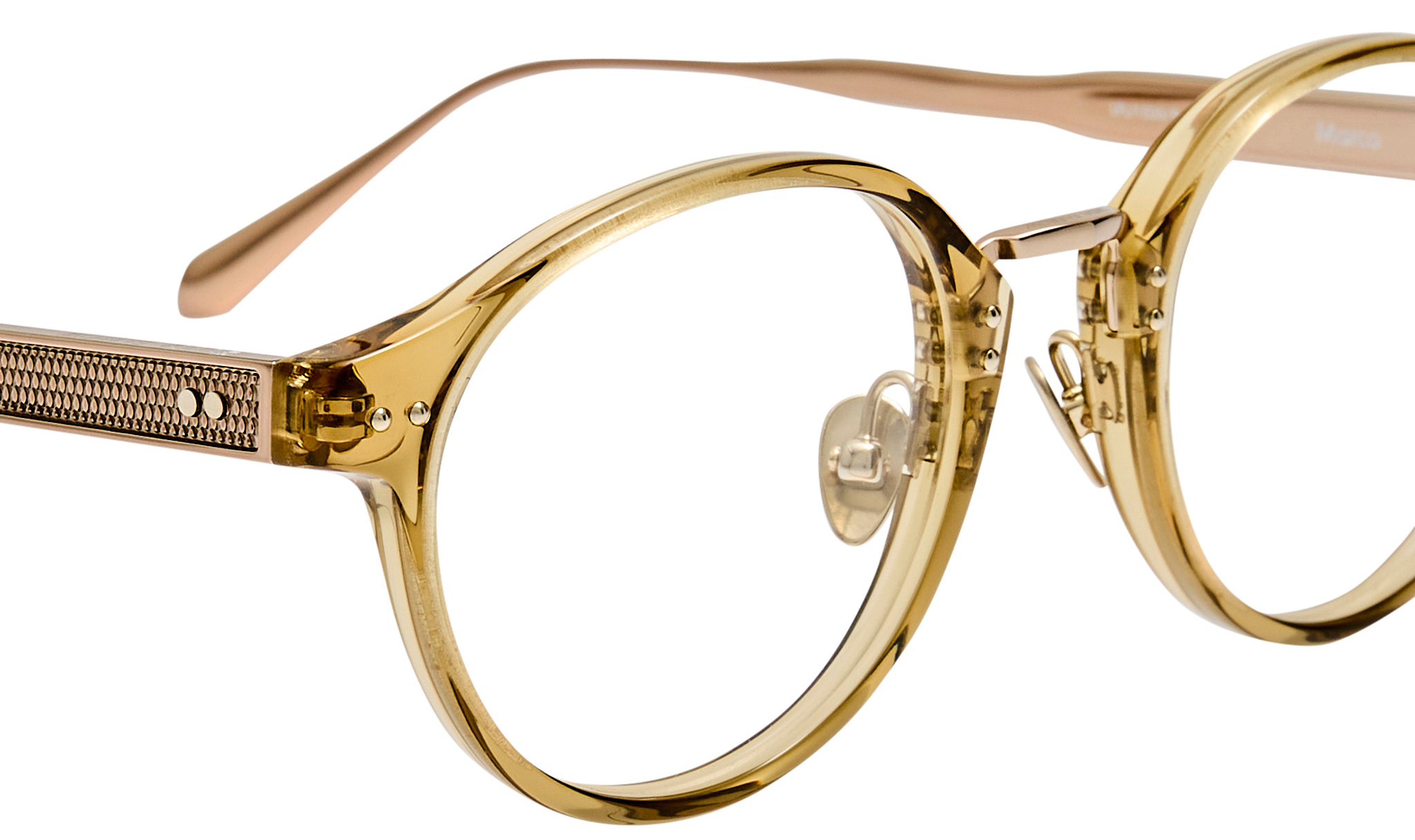 Color_LFL1535C9OPT - Marco Oval Optical Frame in Khaki / Light Gold