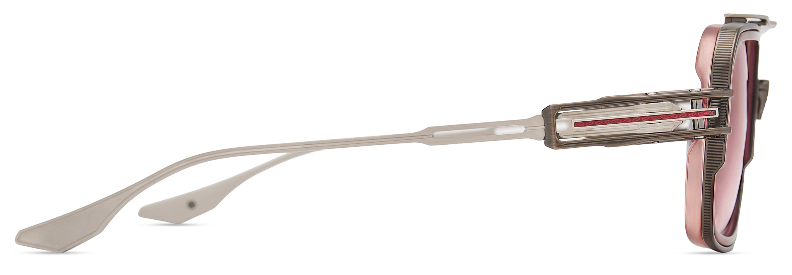 Color_DTS470-A-03 - RUBY - MATTE SILVER / BURGUNDY GRADIENT