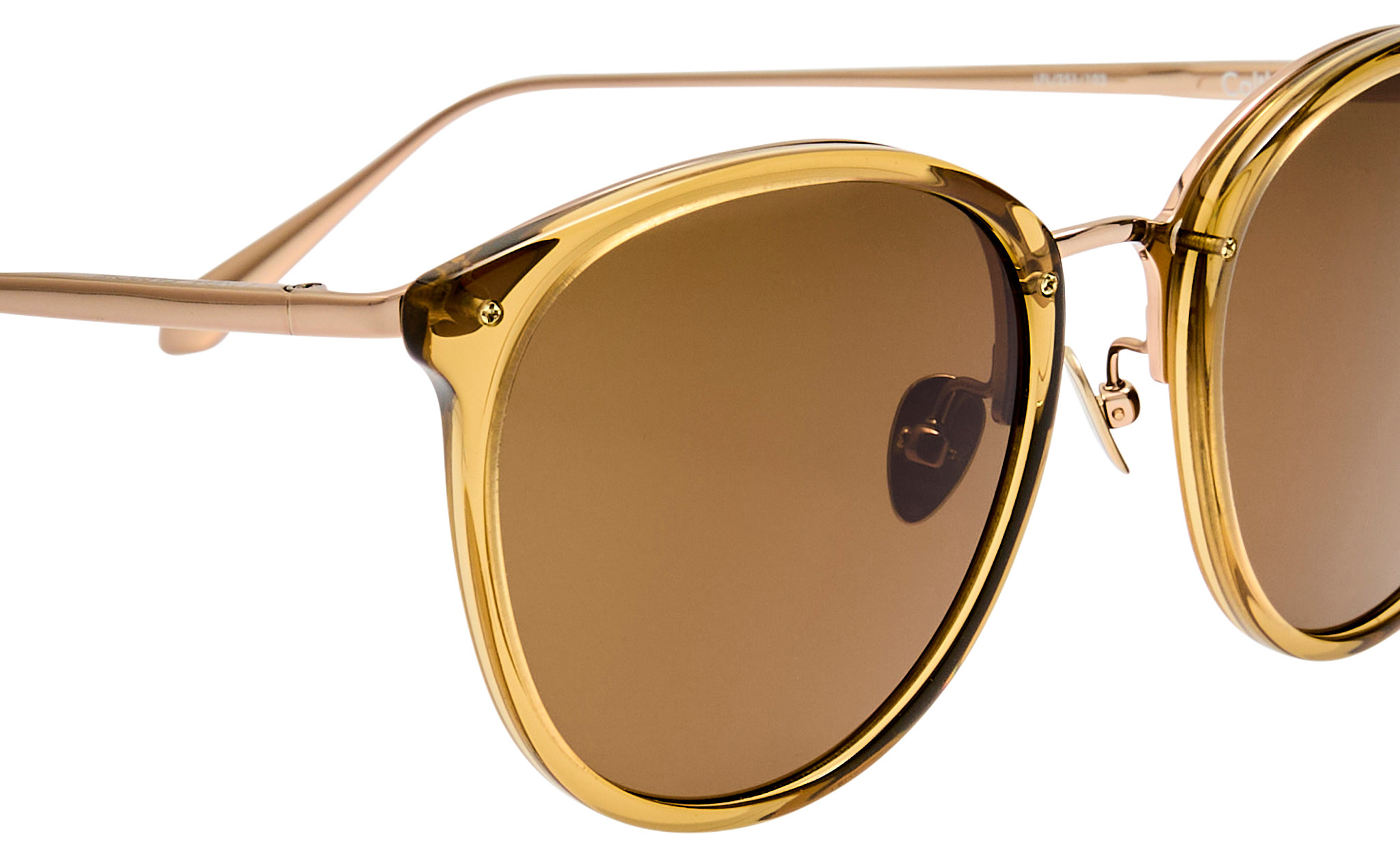 Color_LFL251C103SUN - Calthorpe Oval Sunglasses in Khaki and Khaki