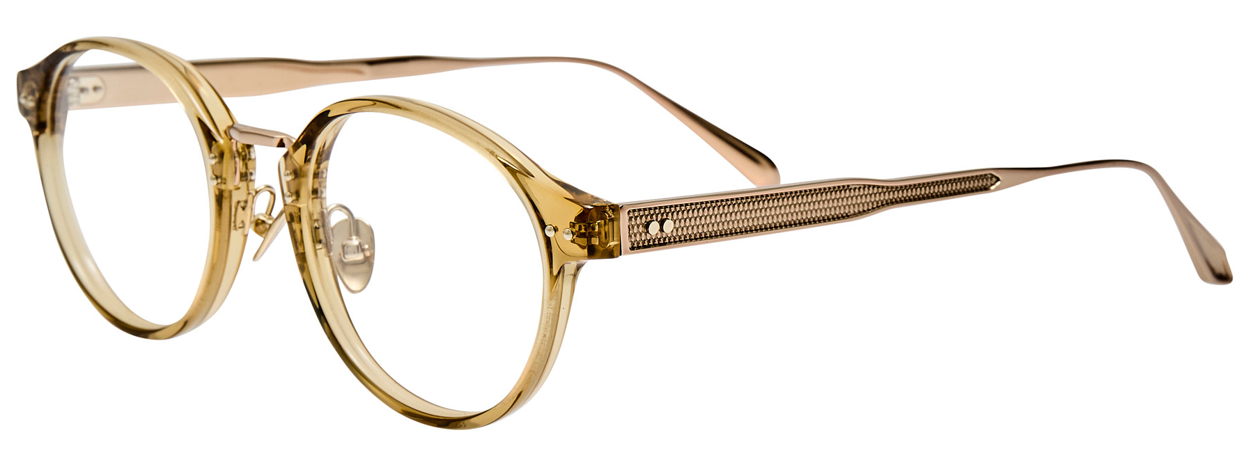 Color_LFL1535C9OPT - Marco Oval Optical Frame in Khaki / Light Gold