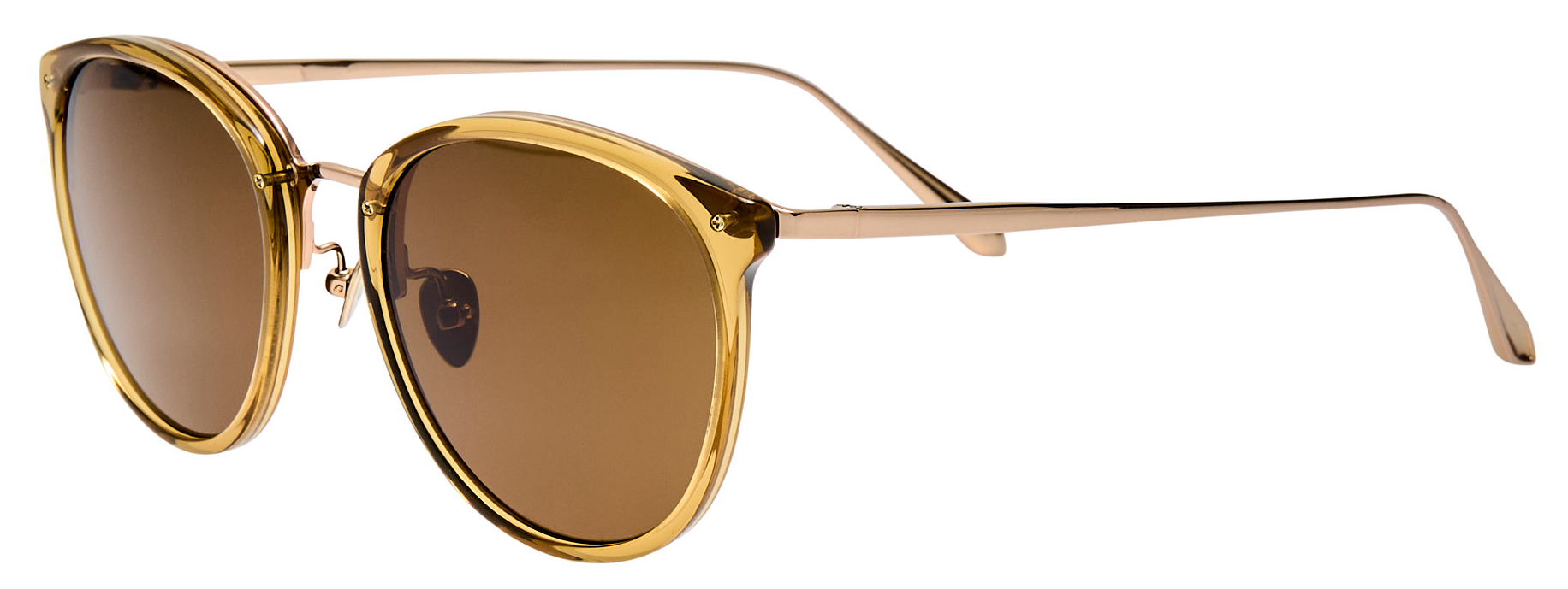 Color_LFL251C103SUN - Calthorpe Oval Sunglasses in Khaki and Khaki