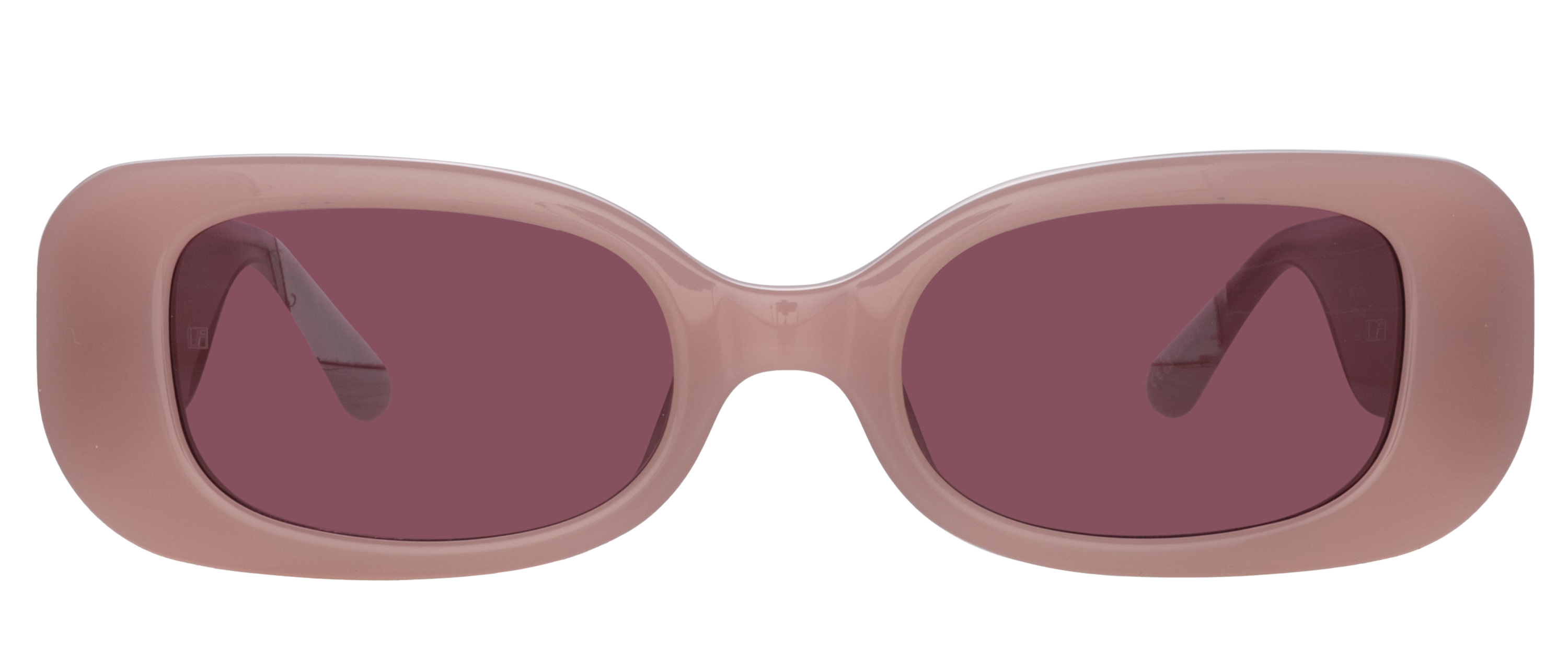 Color_LFL1117C13SUN - Lola Rectangular Sunglasses in Purple and Purple