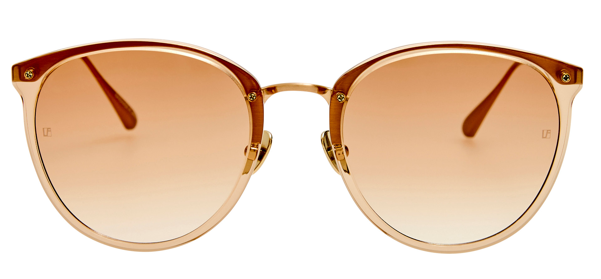 Color_LFL251C106SUN - Calthorpe Oval Sunglasses in Honey and Camel Grad
