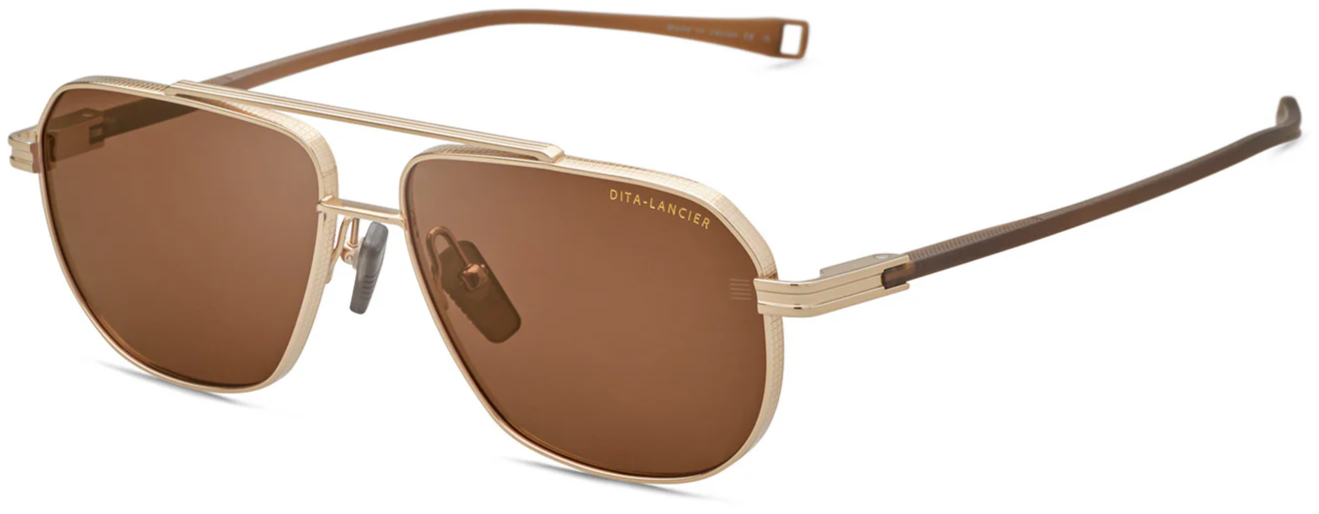 Color_DLS424-A-01 - Gold Sand - Copperhead Brown / Land Lens - Brown Polarized