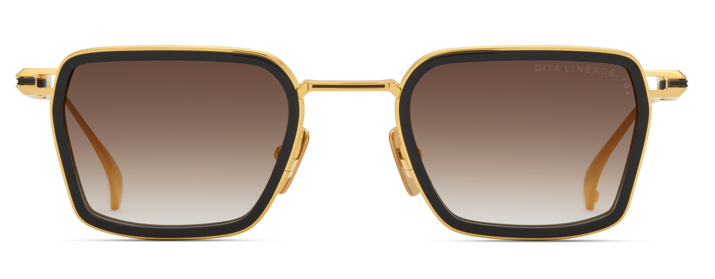 Color_DTS483-A-01 - Yellow Gold - Black - Black Iron / Brown to Clear Gradient