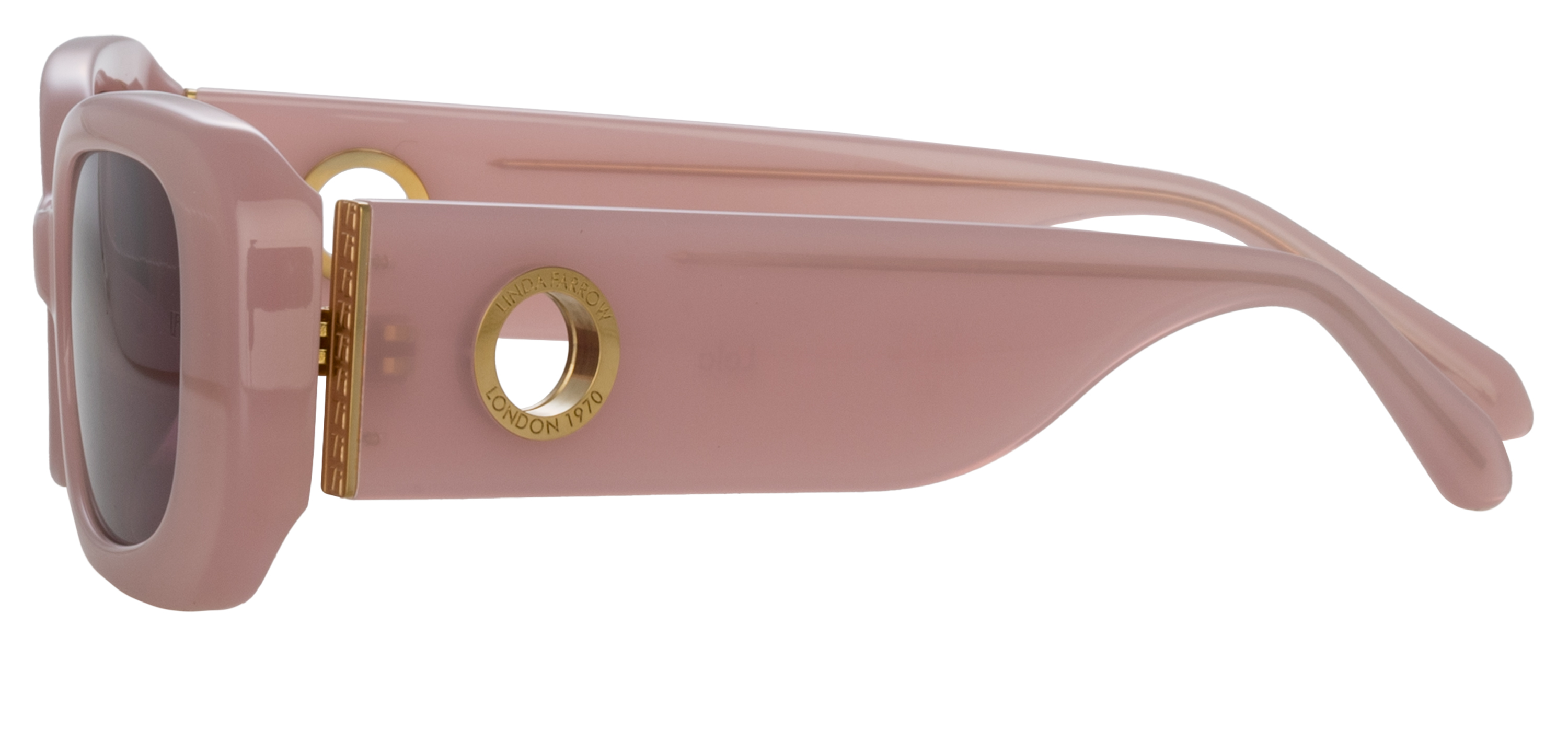 Color_LFL1117C13SUN - Lola Rectangular Sunglasses in Purple and Purple