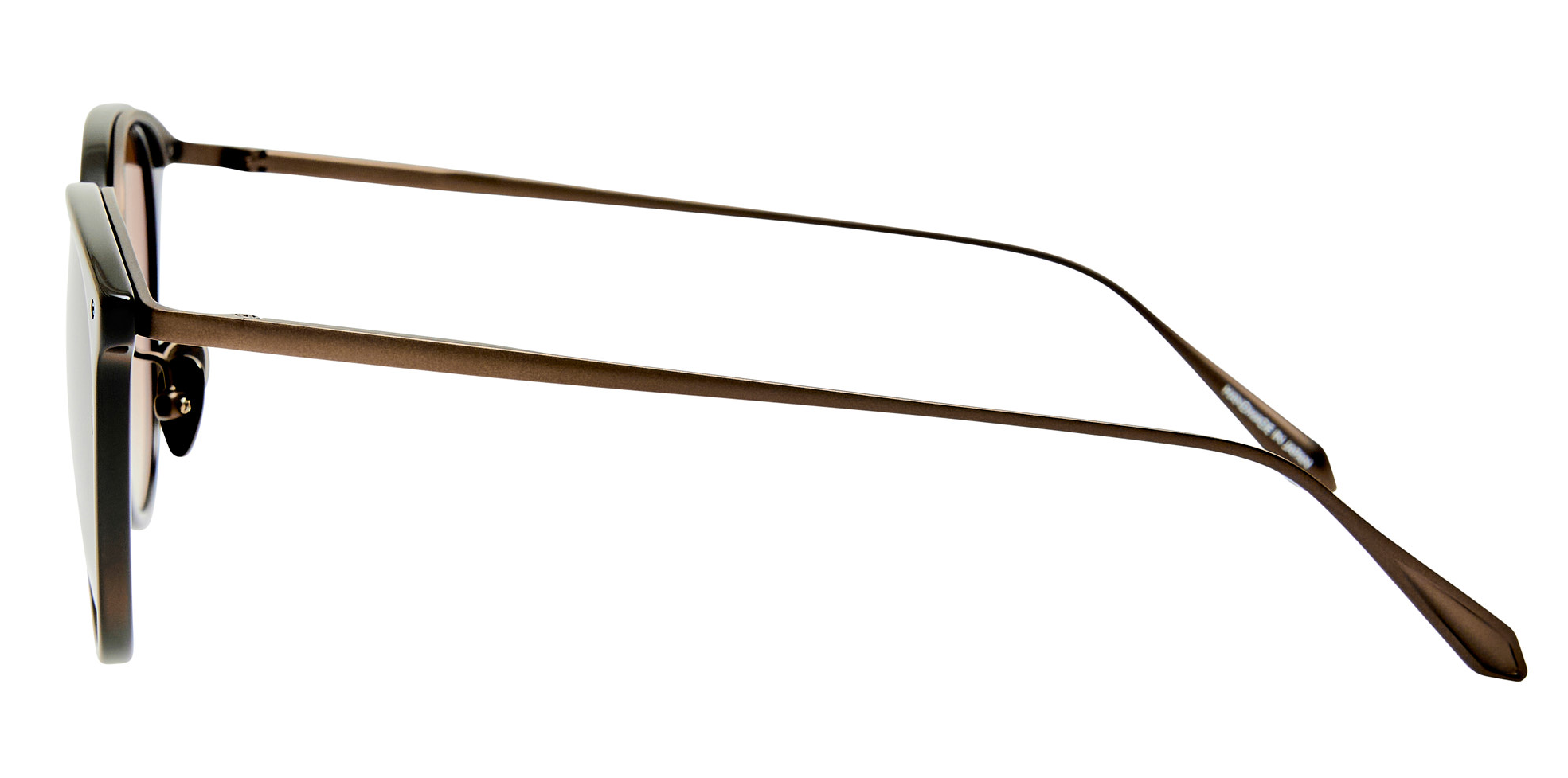 Color_LFL251C105SUN - Calthorpe Oval Sunglasses in Black Matte Nickel and Mocha Grad