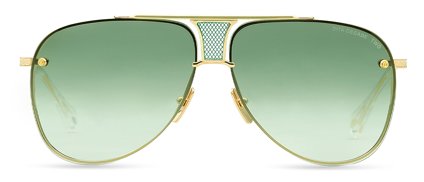 Color_DRX-2082-L-GLD-CLR-62 - Yellow Gold - Crystal Clear - Green - Solid
