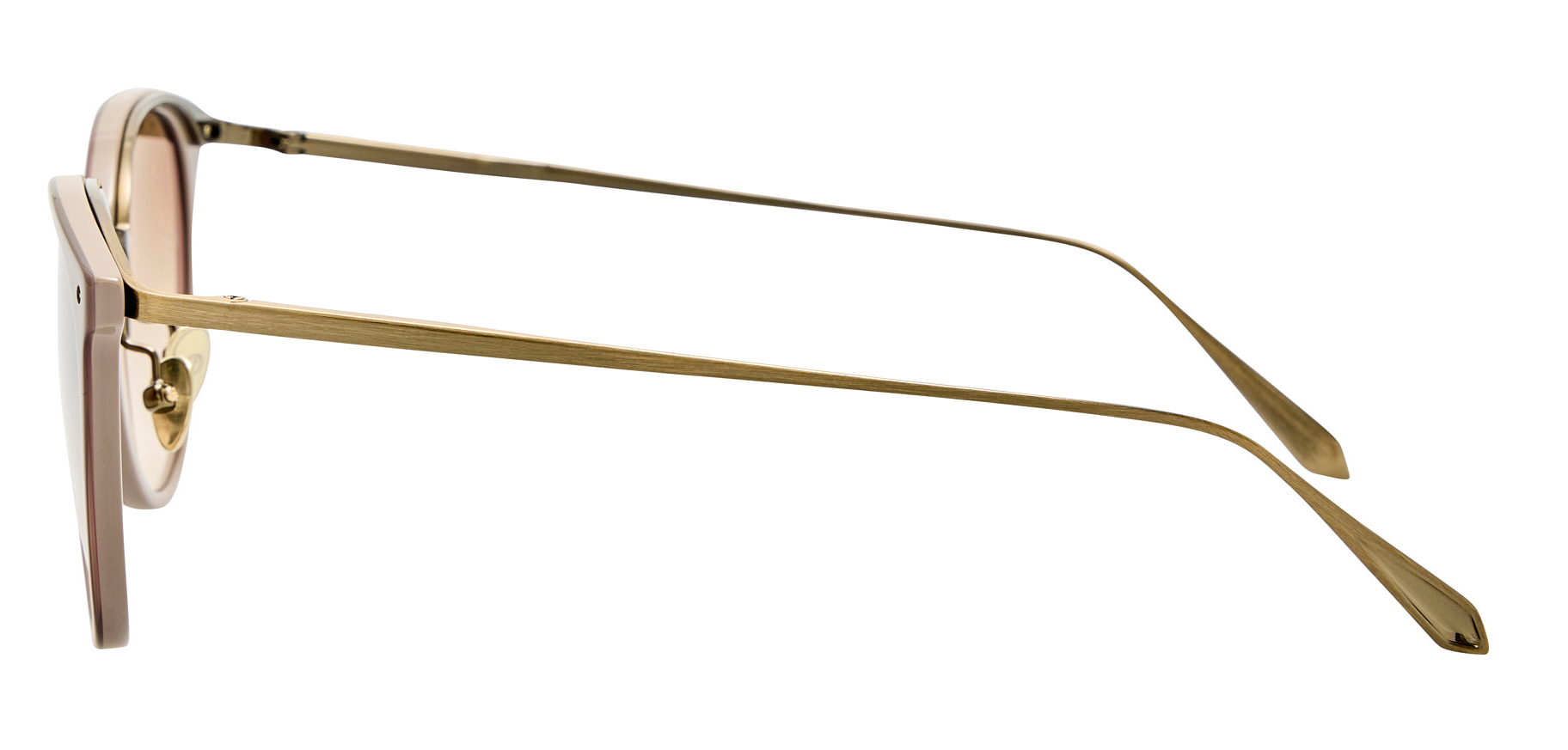 Color_LFL251C110SUN - Calthorpe Oval Sunglasses in Taupe and Mocha Grad