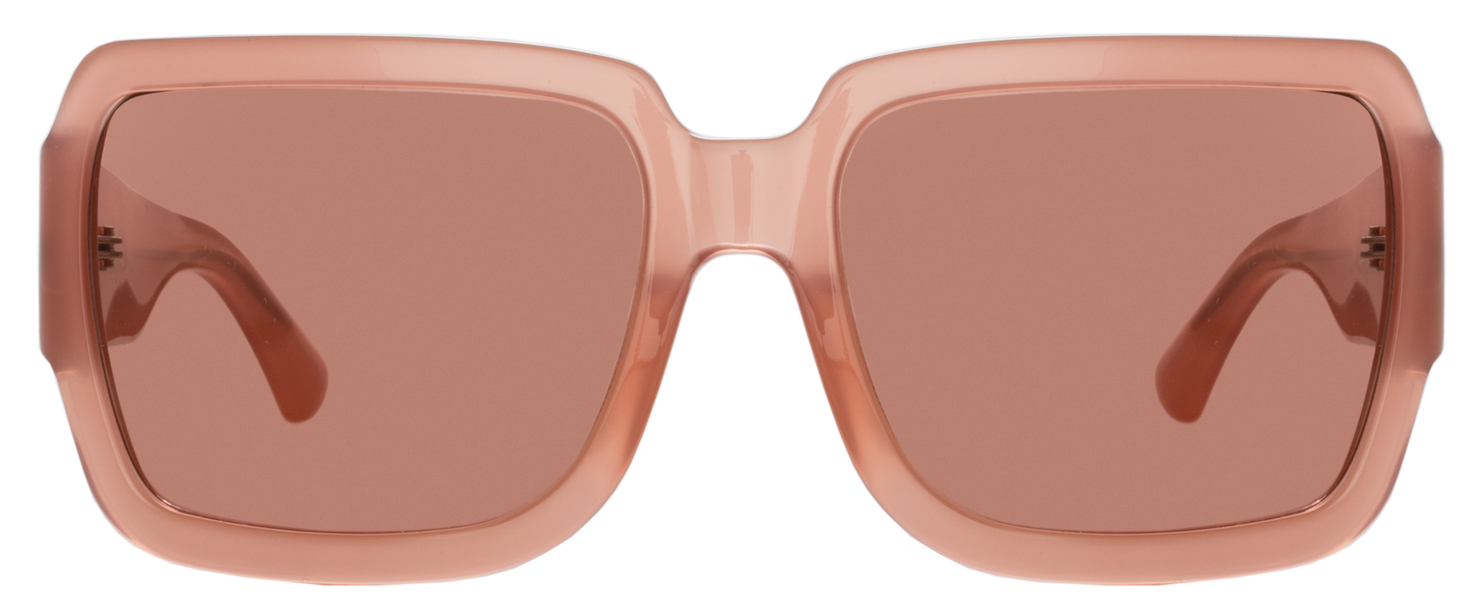 Color_DVN213C6SUN - Dries Van Noten 213 Oversized Sunglasses in Orange and Rust