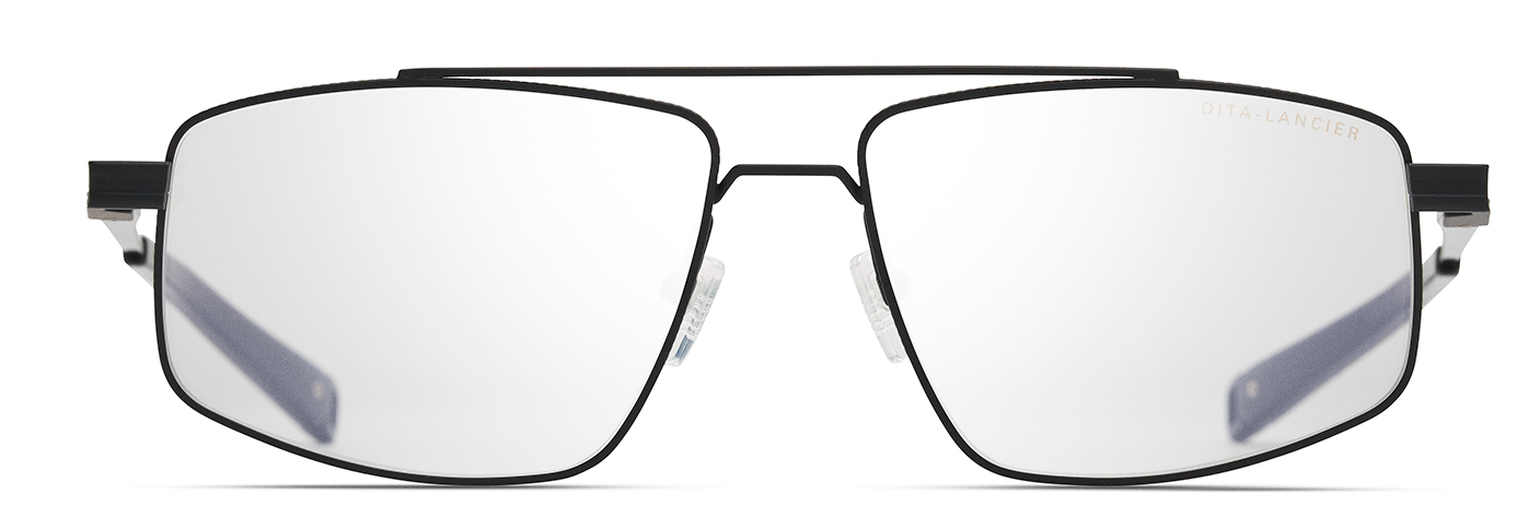 Color_DLX144-A-02 - Matte Black - Glossy Black - Black Glass - Clear Blue Light Filter - Clear