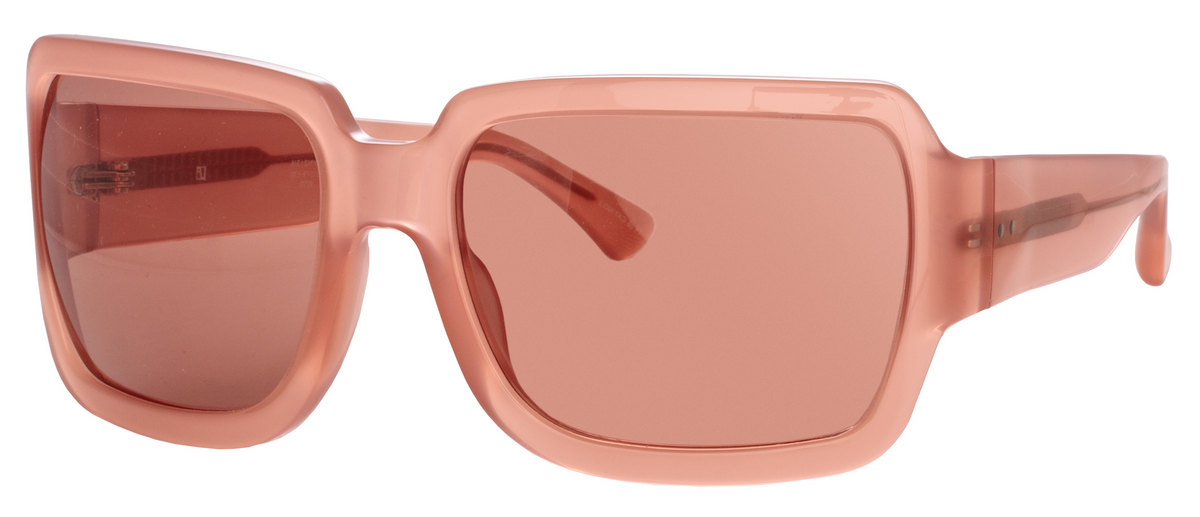 Color_DVN213C6SUN - Dries Van Noten 213 Oversized Sunglasses in Orange and Rust