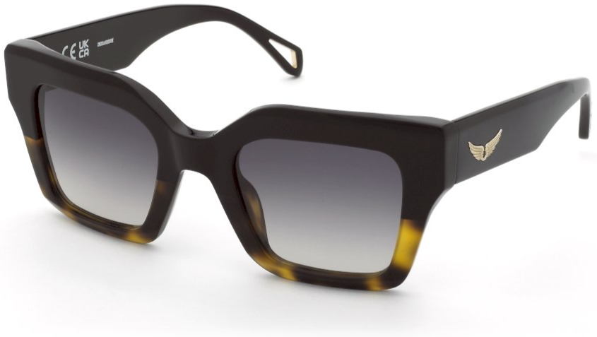 Color_06FL - SHINY HAVANA+BLACK / SMOKE GRADIENT POWDER