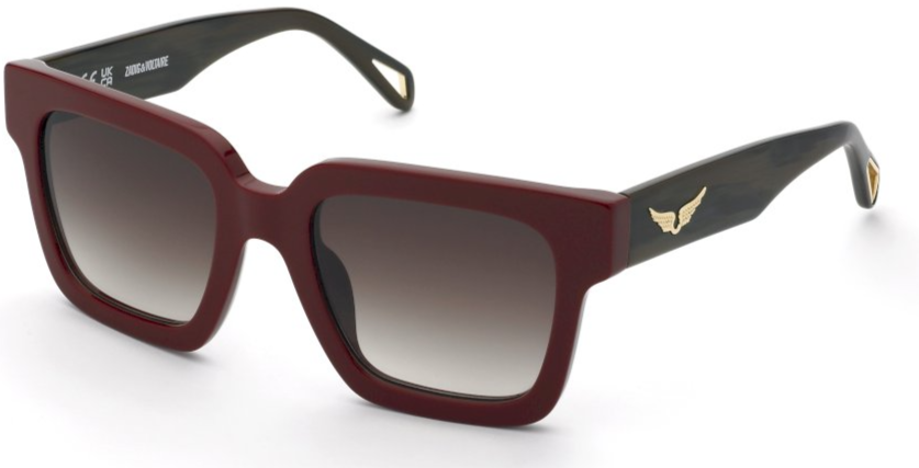 Color_02GH - SHINY FULL RED / BROWN GRADIENT