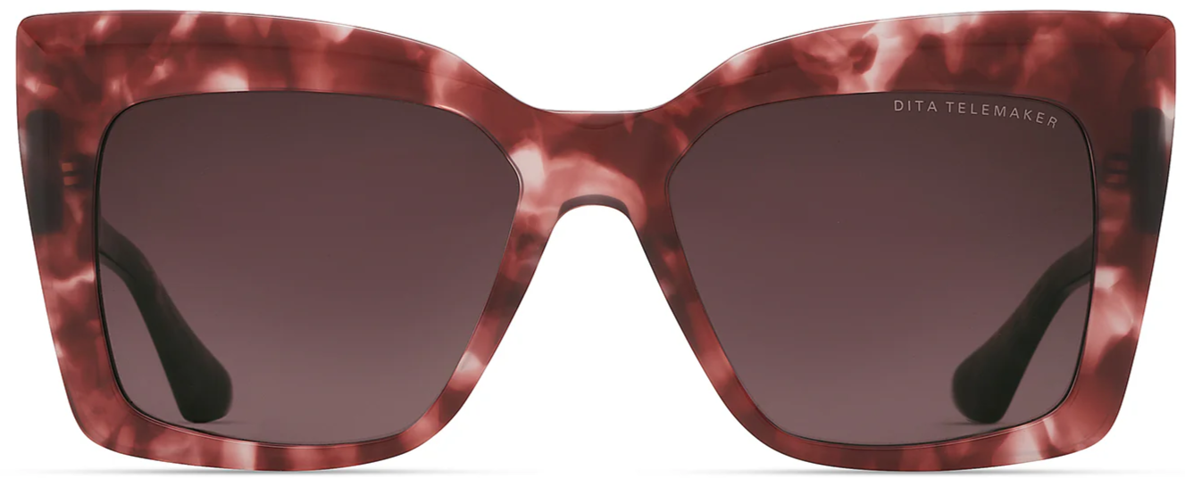 Color_DTS704-A-05 - Rose Tortoise - Dark Cherry To Clear - Gradient