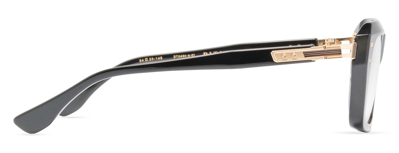 Color_DTX464-A-01 - Black - White Gold / Clear