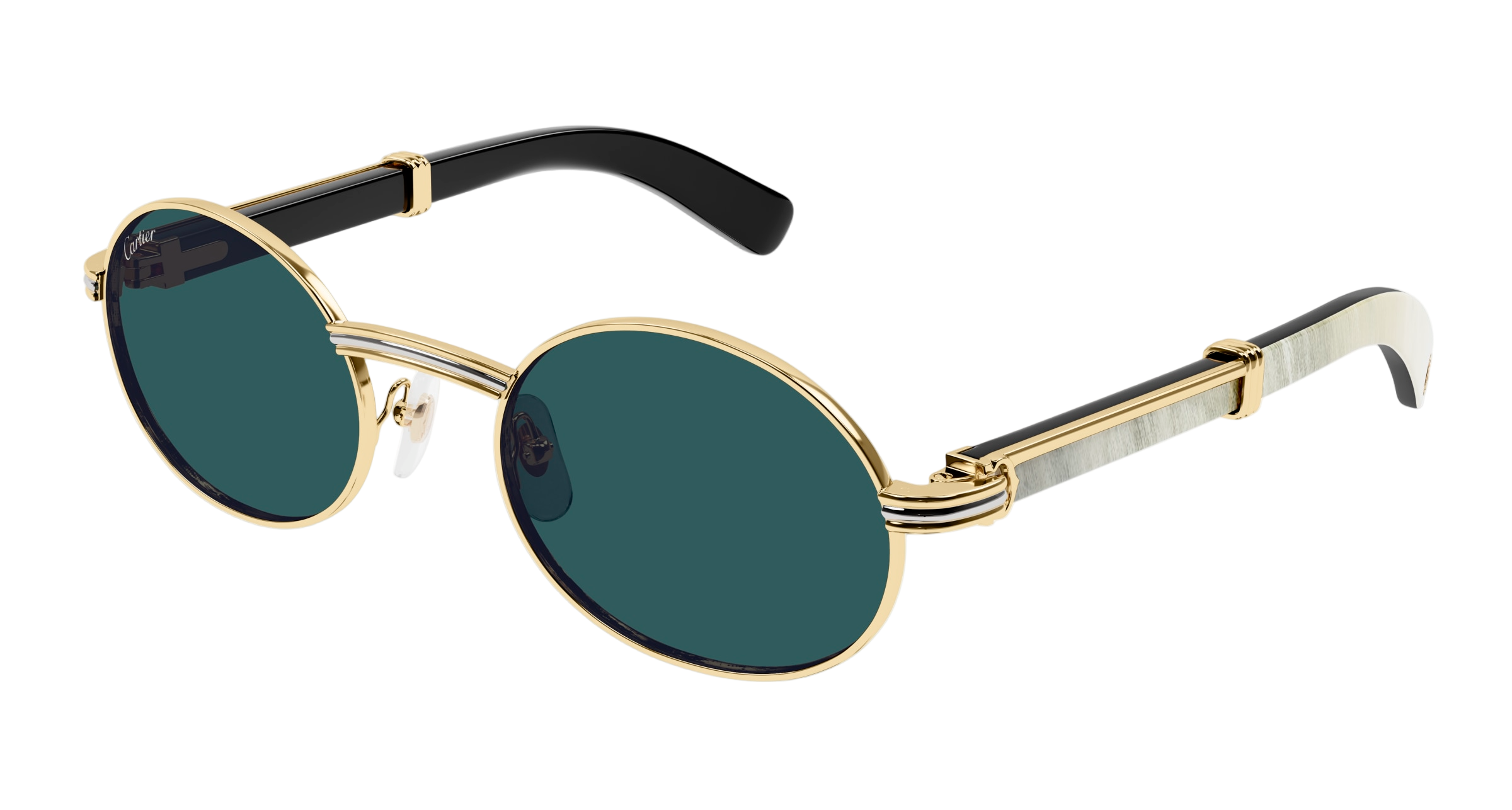 Color_CT0464S-007 - GOLD - GREEN / SIZE 55
