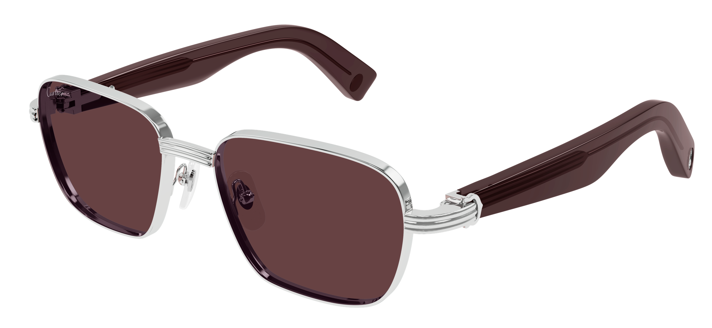 Color_CT0538S-004 - SILVER - VIOLET - BROWN / SIZE: 53